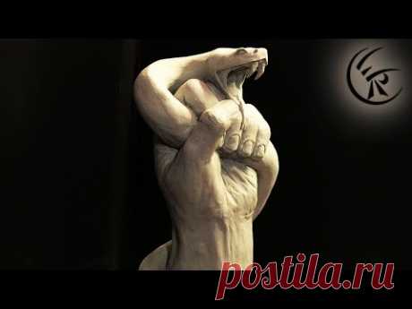 Sculpting "Hand and Snake" ►► Timelapse