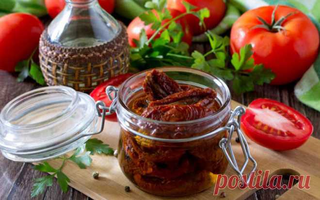 Вяленые помидоры в масле — отличная закуска