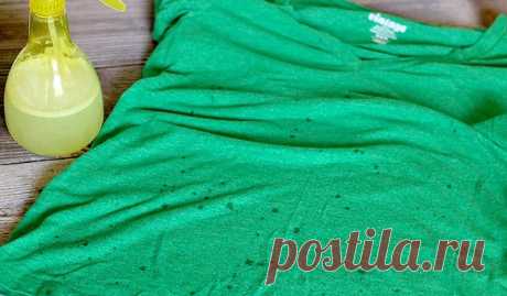 Бабушкин секрет поможет разгладить одежду без утюга