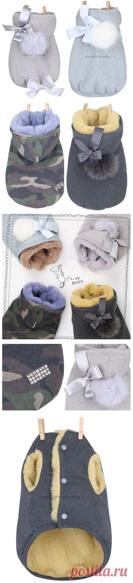 Тёплая одежда для йорка - Толстовка для собаки &quot;Мех&quot; | 1544 LD - ТОЛСТОВКИ ДЛЯ СОБАК, КОФТОЧКИ ДЛЯ СОБАК - ОДЕЖДА ДЛЯ СОБАК - Crystaldog