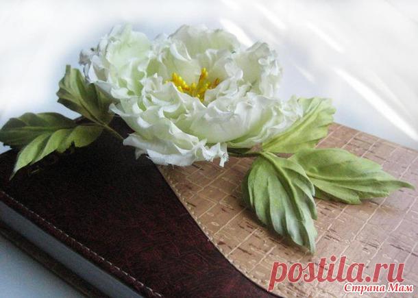 Роза Бланш по мастер классу Елены Курицыной - Цветы из ткани - Страна Мам