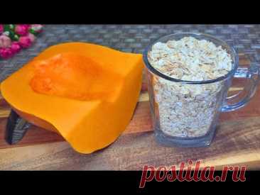 ТЫКВА и Овсянка! Так Вкусно, что невозможно остановиться! Быстрый и Полезный ЗАВТРАК для всей Семьи