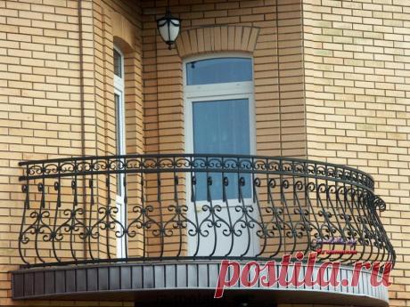Оформление балкона - «Из металла»