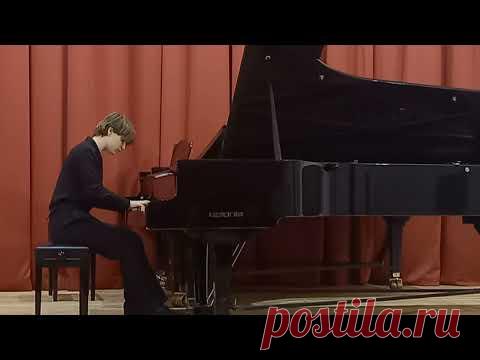 Андрей Серов.  «Размышление» для фортепиано. Исполняет Софья Адаменко. Аудиостудия Магнитогорской консерватории. 2023 г.
