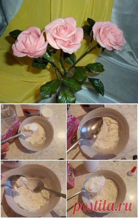 Холодный фарфор из картофельного крахмала и без варки