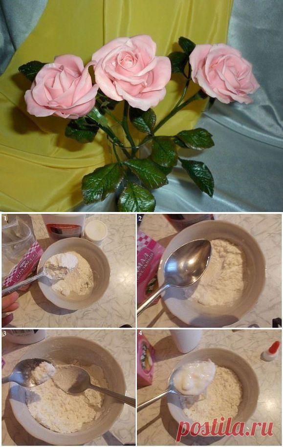 Холодный фарфор из картофельного крахмала и без варки