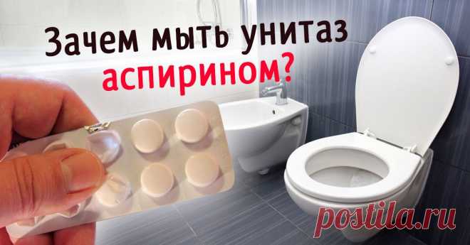 Аспирин в туалете: как эффективно очистить унитаз от известкового налета и грязи | Полезные советы на все случаи жизни