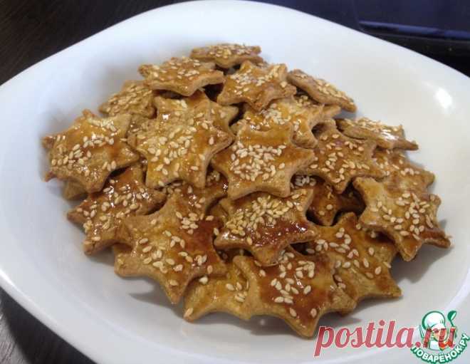 Крекер с кунжутом – кулинарный рецепт