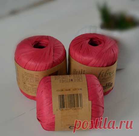 Обзор пряжи Raffia от Fibra Natura. Отзывы. Плюсы и минусы. Фото | Уникальная мастерская Chichimova | Яндекс Дзен