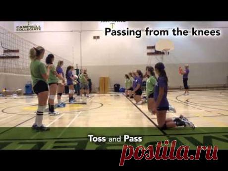 Sask Volleyball Triple Ball Video 3 of 5 Forearm Passing