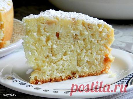 Яблочно-кокосовый пирог в мультиварке | Просто Вкусно