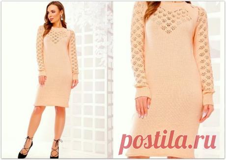 6 красивых моделей спицами в персиковом цвете | Paradosik_Handmade Пульс Mail.ru