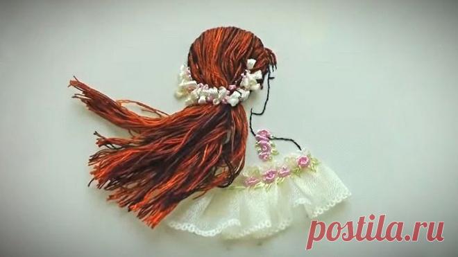 Объёмная вышивка для украшения одежды и аксессуаров