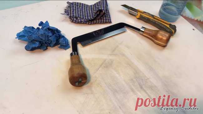 Скобель из пильного диска (без ковки и закалки)