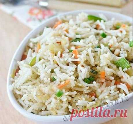 Рис с овощами по-китайски Рис с овощами по-китайски очень вкусное, полезное блюдо с неповторимо насыщенным ароматом. Приготовьте вам понравится.