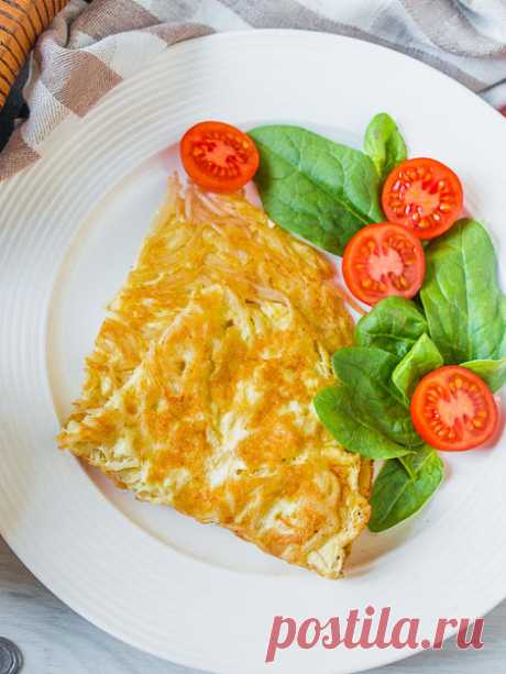 Рецепт омлета с макаронами на Вкусном Блоге