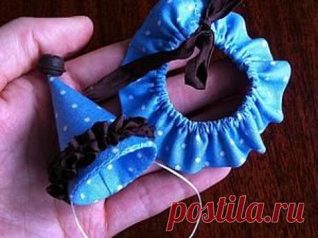 Шьём колпачок и воротник для мишки тедди или куклы. - Ярмарка Мастеров - ручная работа, handmade