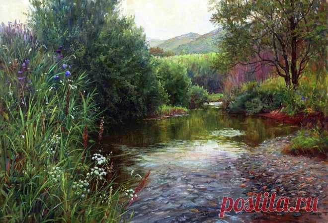Художница Галина Гладкая. Часть 1. Пейзажи.