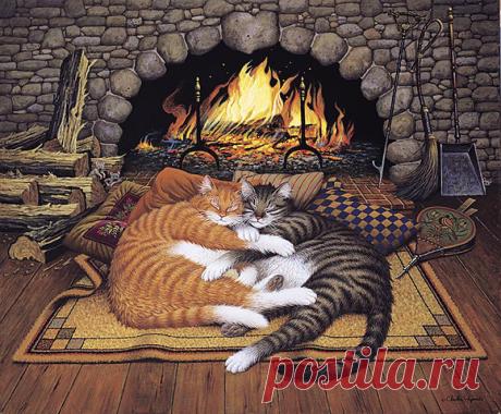 Художник Charles Wysocki | 'Котяриковое'