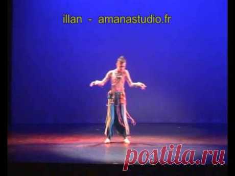 illan - Spectacle Amana Studio - Juin 2008 à Paris avec Rachel Brice et Mardi Love