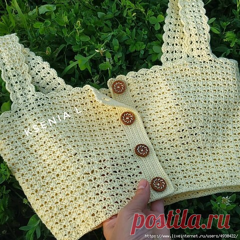 Топ СОЛНЕЧНЫЙ СВЕТ 
автор Е.Лапотько