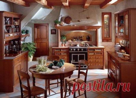 Оформляем кухню в деревенском стиле интерьера