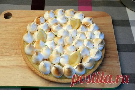 Тарт с лимонной начинкой и белковым кремом - рецепт - как приготовить - ингредиенты, состав, время приготовления - Леди Mail.Ru