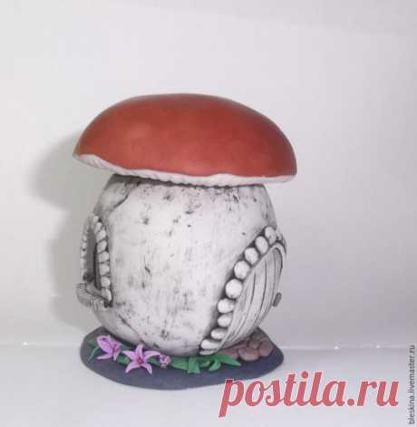Шкатулка «Грибной домик»