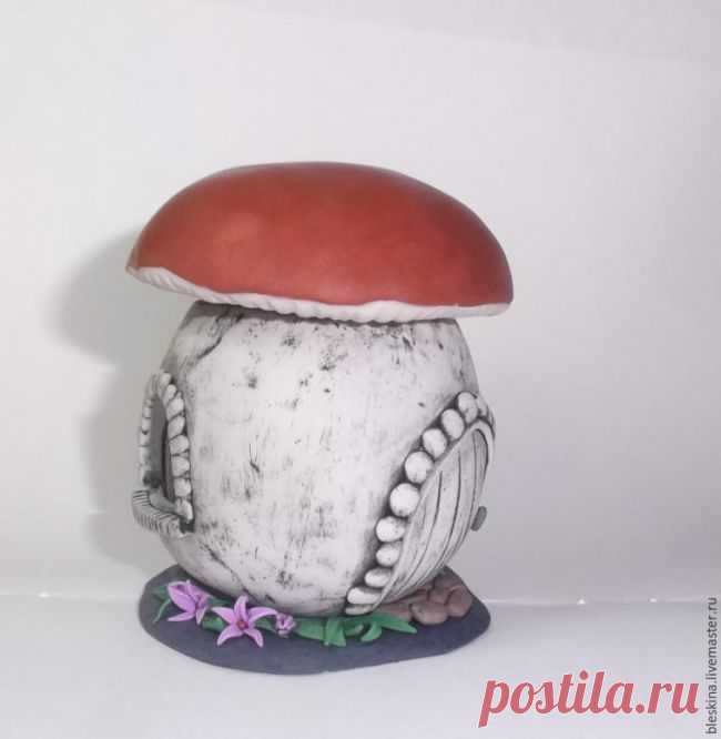 Шкатулка «Грибной домик»