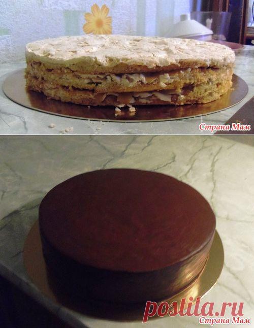 Как выровнять под мастику торт "Воздушный сникерс". МК. - Страна Мам