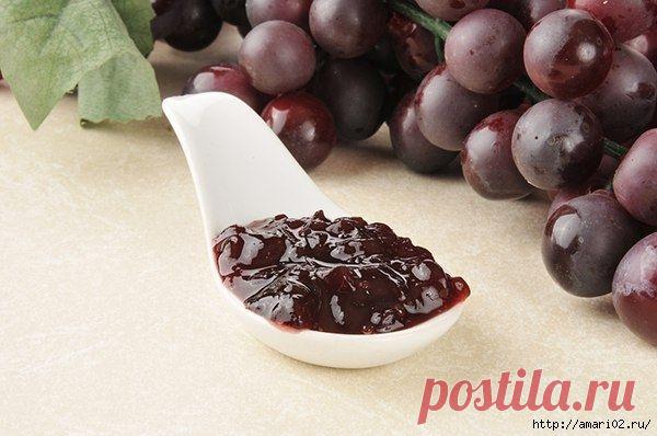 Джем из любого винограда.. Не упустите момент, пока есть разнообразие винограда. Приготовьте этот вкусный виноградный джем. Он отлично идёт и к чаепитию и к разной выпечке. Рецепт очень простой и не требует особых усилий в своём приготовлении.