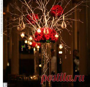 свадебное оформление красно -белом стиле - Поиск в Google