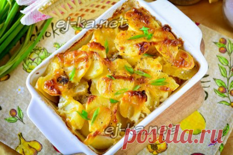 Минтай с картошкой в духовке: самый вкусный рецепт | Рецепты с фото