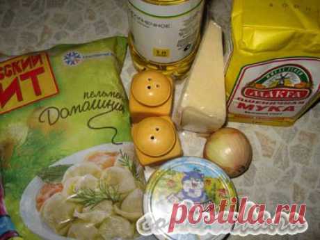 Пельмени, запеченные в духовке под сыром