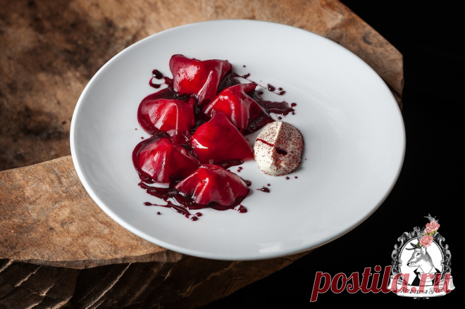 Свекла с молодым сыром, грушей, сметаной - Beautiful food. Рецепты для поваров и кондитеров