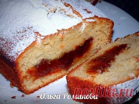 Творожный кекс с варёной сгущёнкой