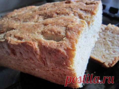 Хлеб на пиве с соленым арахисом