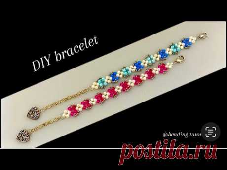 Bracelet pattern for beginners. Bracelet tutorial for beginners