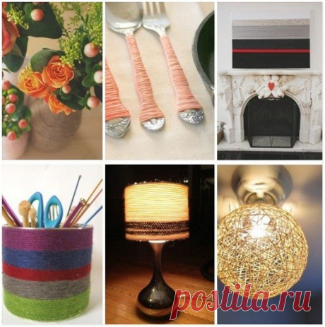 Поделки из остатков пряжи