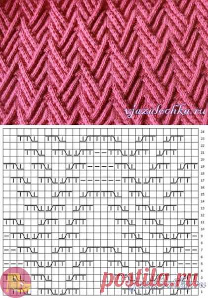 Замечательные узоры для спиц — Сделай сам, идеи для творчества - DIY Ideas