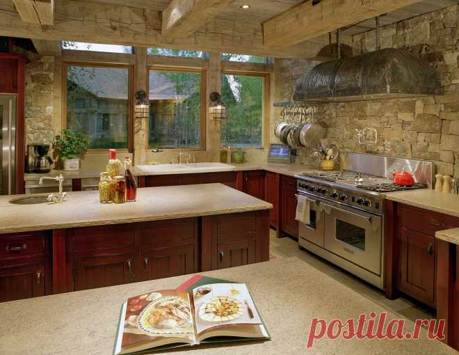 Stone Kitchen Interior Decoration Ideas - Small Design Ideas