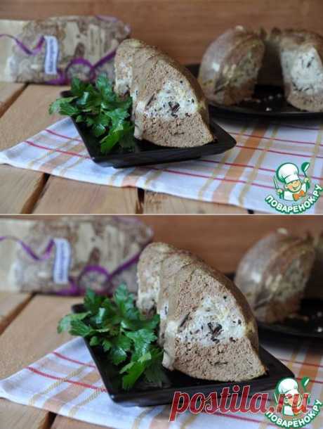 Печеночный пирог с рисом и сыром - кулинарный рецепт