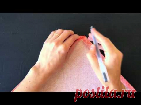 Sewn Mitered Corners Tutorial | Purl Soho