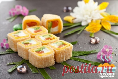 Горячие роллы в кляре