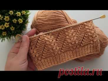 Buğday başağı örgü modeli / bayan yelek örgü modelleri / knitting pattern