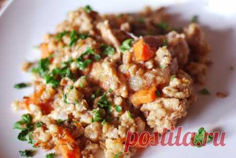 Перловая каша с грудинкой