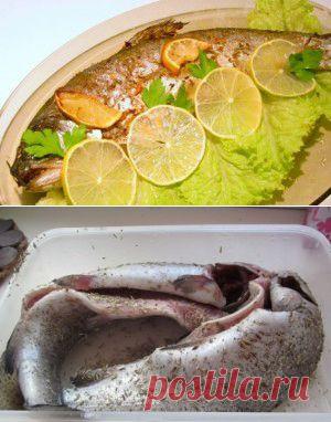 Форель, запеченная в духовке с пряностями