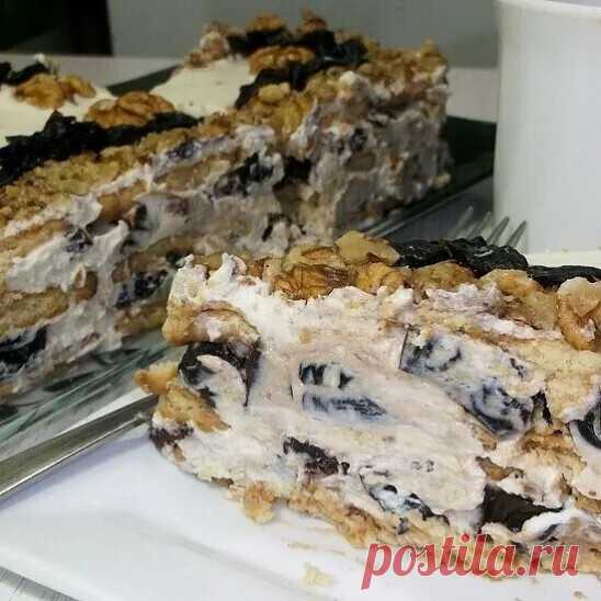 Торт без выпечки - когда неожиданные гости на пороге -это быстрый вкусный десерт