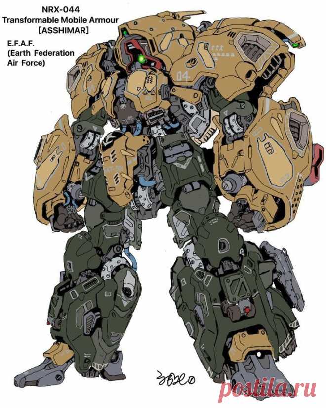 NRX - 044 Transformable Mobile Armour [ASSHIMAR]

E.F.A.F. (Earth Federation Air Force)

Трансформируемая мобильная броня NRX - 044 [ASSHIMAR]

E.F.A.F. (Военно-воздушные силы Земной Федерации)

Или ёбот  - трансформатор.
