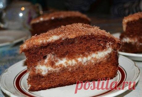 Домашний шоколадно-сметанный торт. Вкуснее и проще нет рецепта